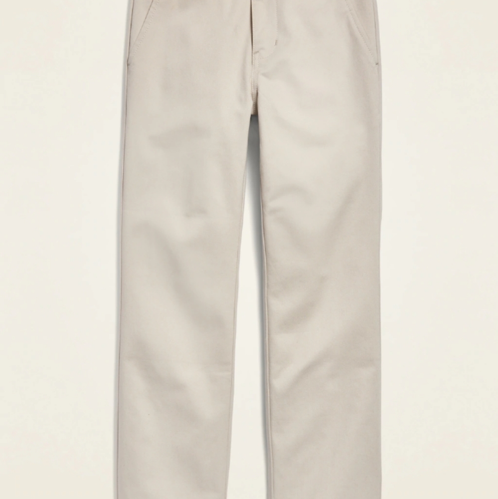 Boys khaki uniform pants